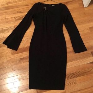 Calvin Klein black cutout dress